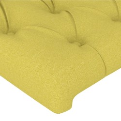 Tête de lit à LED Vert 147x16x78/88 cm Tissu 