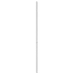 Tête de lit métal blanc 80 cm 
