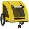 Remorque de vélo pour animaux de compagnie jaune 