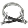 Cordes avec mousqueton 4 pcs Caoutchouc 