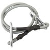 Cordes avec mousqueton 4 pcs Caoutchouc 