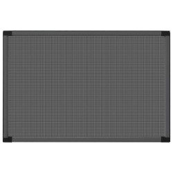 Moustiquaire extensible pour fenêtres Anthracite (75-143)x50 cm 