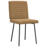 Chaises à manger lot de 2 Marron Velours 