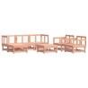 Salon de jardin 7 pcs bois massif douglas 