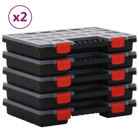 Boîtes d'assortiment 10 pcs 34,5x25x5 cm Polypropylène 