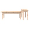 Ensemble de tables basses 2 pcs Bois massif de pin 