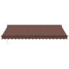 Auvent rétractable automatique marron 450x300 cm 