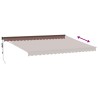 Auvent rétractable automatique marron 450x300 cm 