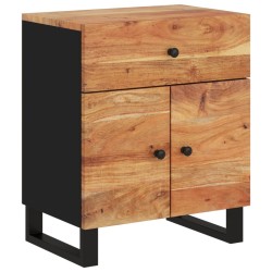Table de chevet 50x33x60cm Bois d'acacia solide et d'ingénierie 