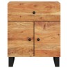 Table de chevet 50x33x60cm Bois d'acacia solide et d'ingénierie 