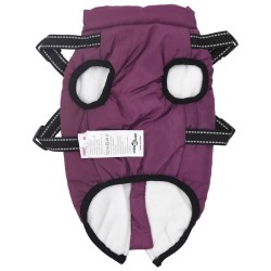 Manteau pour chiens avec harnais imperméable réfléchissant L40 