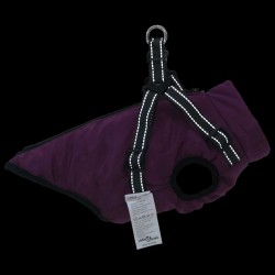 Manteau pour chiens avec harnais imperméable réfléchissant L40 