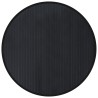 Tapis rond noir 100 cm bambou 