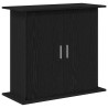 Support pour aquarium chêne noir 81x36x73 cm bois d'ingénierie 