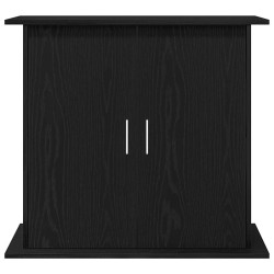 Support pour aquarium chêne noir 81x36x73 cm bois d'ingénierie 