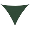 Voile d'ombrage 160 g/m² Vert foncé 3x3x4,2 m PEHD 