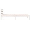 Cadre de lit sans matelas 75x190 cm blanc 