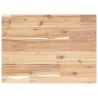Dessus de table 40x30x2 cm rectangulaire bois massif d'acacia 