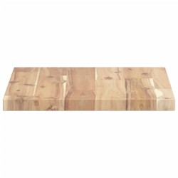 Dessus de table 40x30x2 cm rectangulaire bois massif d'acacia 