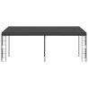 Belvédère mural 3x6 m Anthracite Tissu 