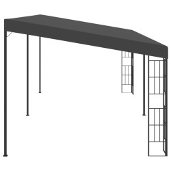 Belvédère mural 3x6 m Anthracite Tissu 