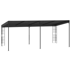 Belvédère mural 3x6 m Anthracite Tissu 