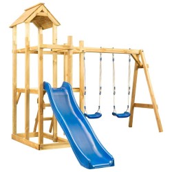 Aire de jeux d'extérieur 285x305x226,5 cm bois de pin imprégné 
