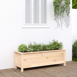Lit surélevé de jardin 119,5x40x39 cm bois de pin massif 