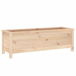 Lit surélevé de jardin 119,5x40x39 cm bois de pin massif 