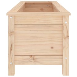 Lit surélevé de jardin 119,5x40x39 cm bois de pin massif 