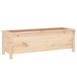 Lit surélevé de jardin 119,5x40x39 cm bois de pin massif 