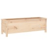 Lit surélevé de jardin 119,5x40x39 cm bois de pin massif 