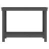 Banc de travail Gris 110x50x80 cm Bois de pin massif 