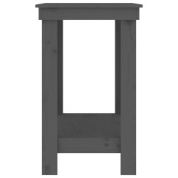 Banc de travail Gris 110x50x80 cm Bois de pin massif 