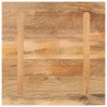 Dessus de table 70x70x3,8 cm carré bois massif manguier  