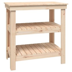 Banc de travail 78,5x50x80 cm Bois de pin massif 