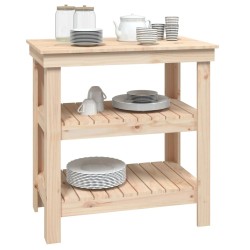 Banc de travail 78,5x50x80 cm Bois de pin massif 