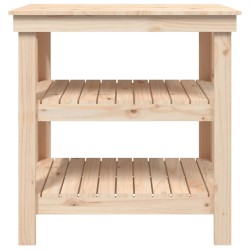 Banc de travail 78,5x50x80 cm Bois de pin massif 