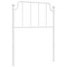 Tête de lit métal blanc 75 cm 