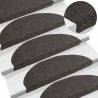 Tapis d'escalier autocollant 30 pcs anthracite 65x21x4 cm 