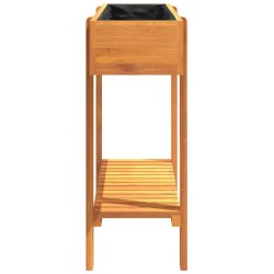 Lit surélevé de jardin 90x30x75 cm bois massif acacia 