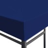 Toile supérieure de belvédère 310 g/m² 4x3 m Bleu 