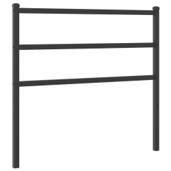 Tête de lit métal noir 100 cm 