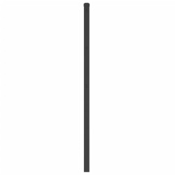 Tête de lit métal noir 100 cm 