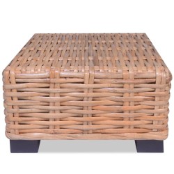 Table basse Rotin naturel 45x45x30 cm 