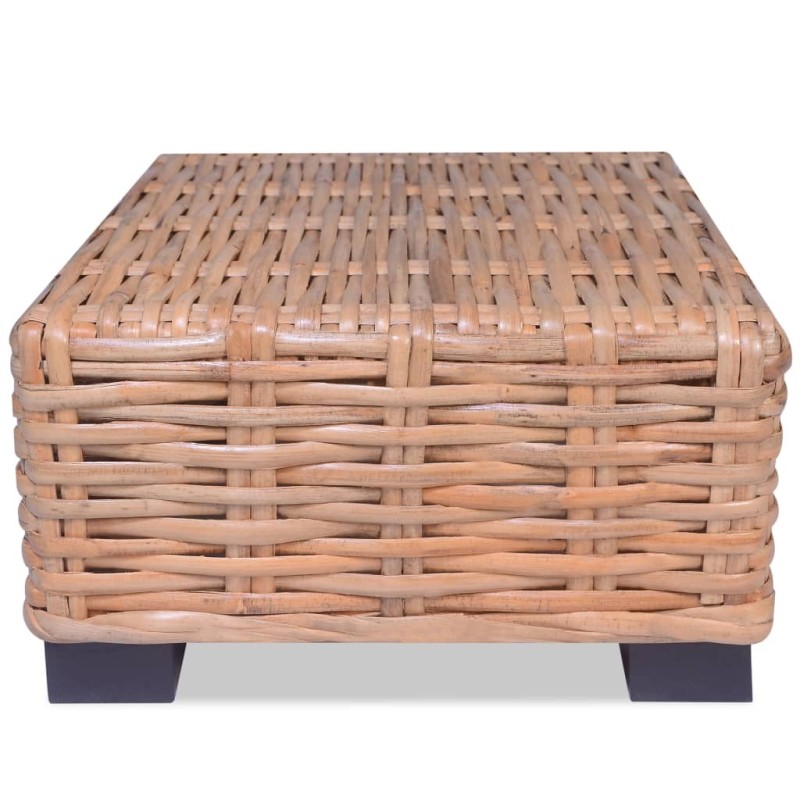 Table basse Rotin naturel 45x45x30 cm Table basse Rotin naturel 45x45x30 cm