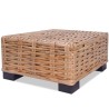 Table basse Rotin naturel 45x45x30 cm 
