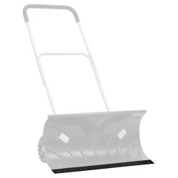 Bordure en caoutchouc de chasse-neige noir 150x10x1 cm 