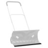 Bordure en caoutchouc de chasse-neige noir 150x10x1 cm 