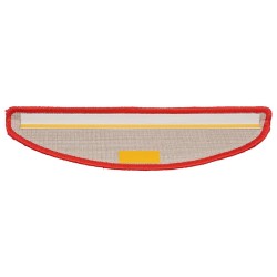 Tapis d'escalier 20 pcs rouge 56x17x3 cm 